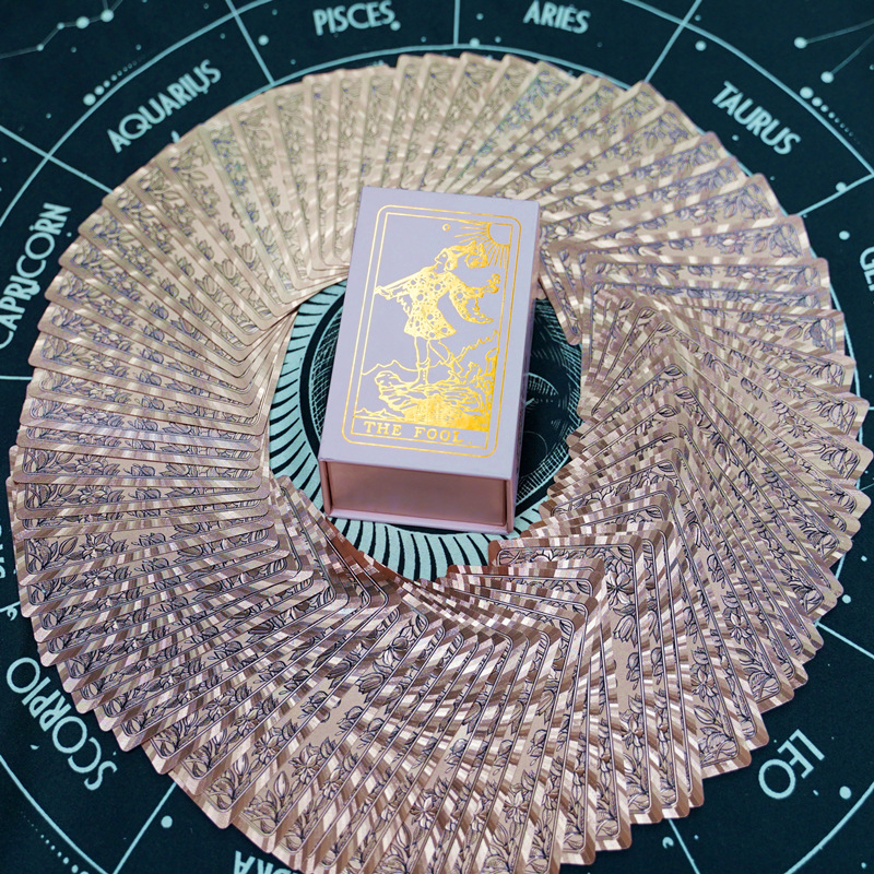 韦特塔罗牌全套正版卡片桌游烫金PVC防水塔罗卡牌游戏现货批发详情6