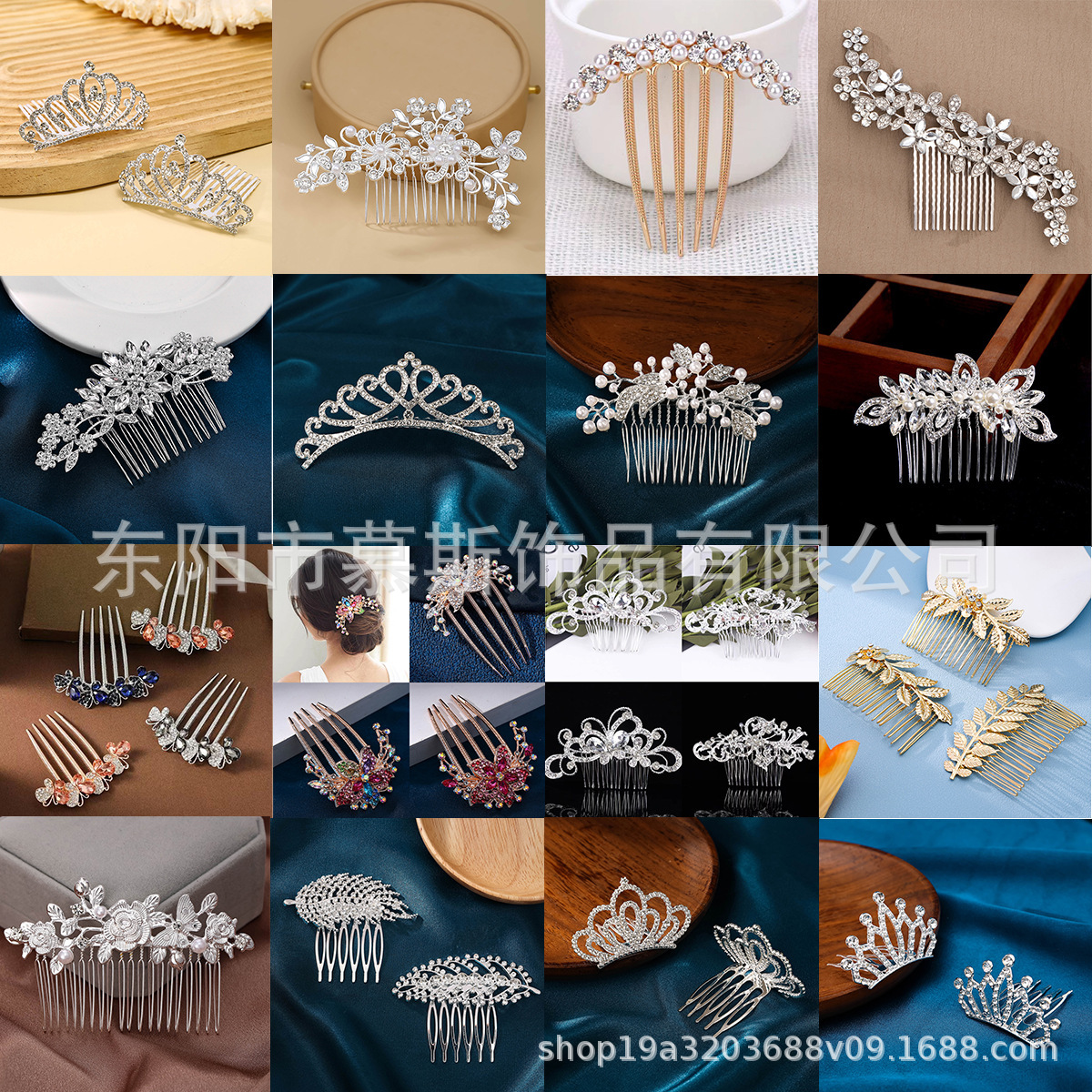 Tocados de novia peinados para mujeres nichos vestidos de novia accesorios para el cabello ins versatile premium sense accesorios para el cabello diamantes flores peinados para el cabello pic 5