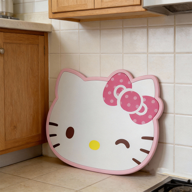 代发凯蒂猫卡通造型砧板家用厨房食品级pp菜板婴幼儿辅食切菜板详情3