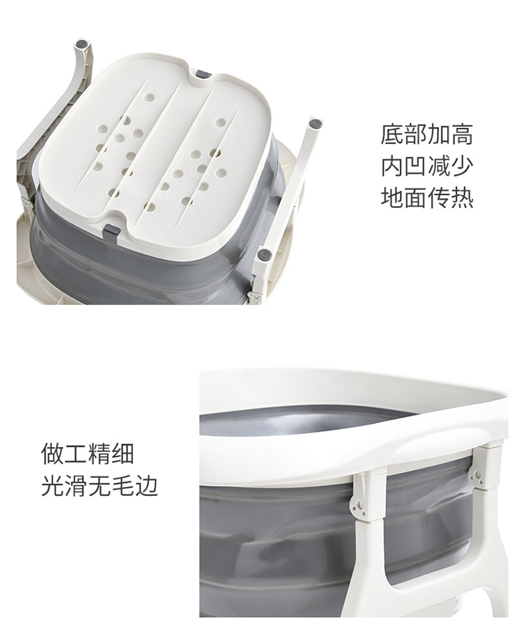 sp sauce foldable foot bath tub, home massage foot basin, constant-temperature foot bath basin, portable wonder pic 22