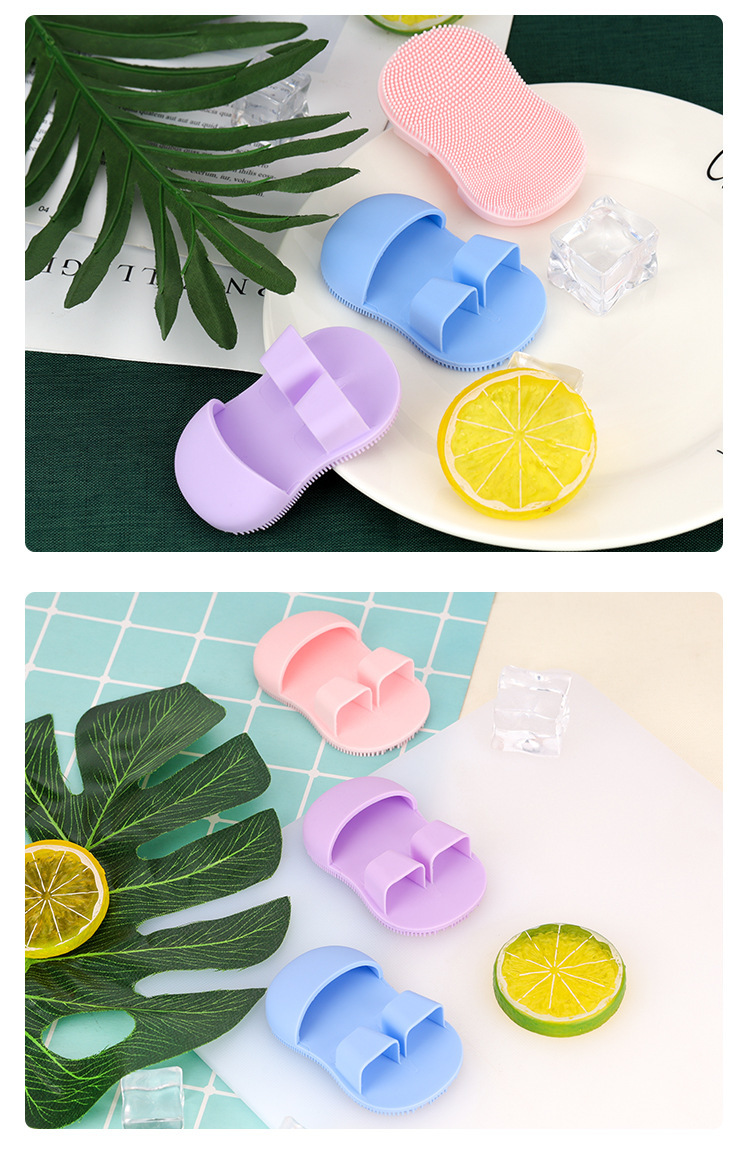 Mini finger facial cleansing brush, soft bristle silicone brush, massage the tip and sides of the nose, clean pores, remove makeup, facial cleansing brush for washing the face pic 10