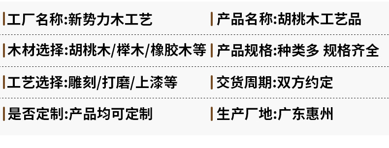定制北美黑胡桃木雕刻 浮雕加工 底座挂件支架摆件工艺木制品供应详情8