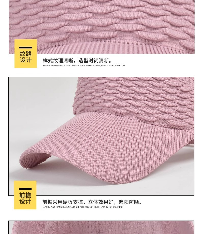 Summer sun hat for women, 2025 new style running sun protection cap, wide-brimmed sports cap, spring and autumn open-top sun hat pic 8