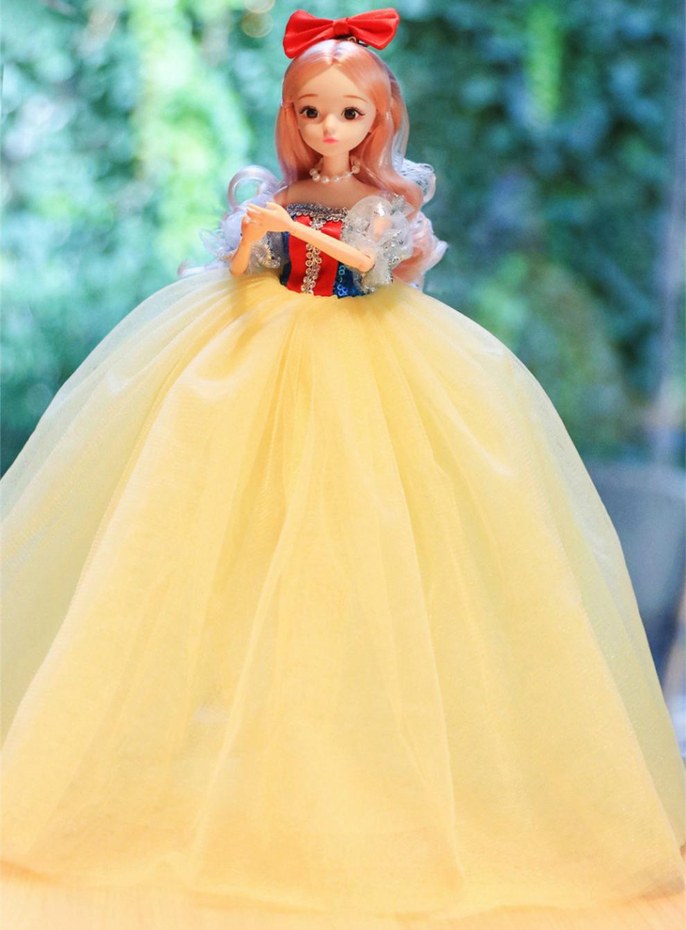 依甜芭比娃娃礼盒套装生日礼物闪光婚纱娃娃过家家洋娃娃女孩玩具详情10