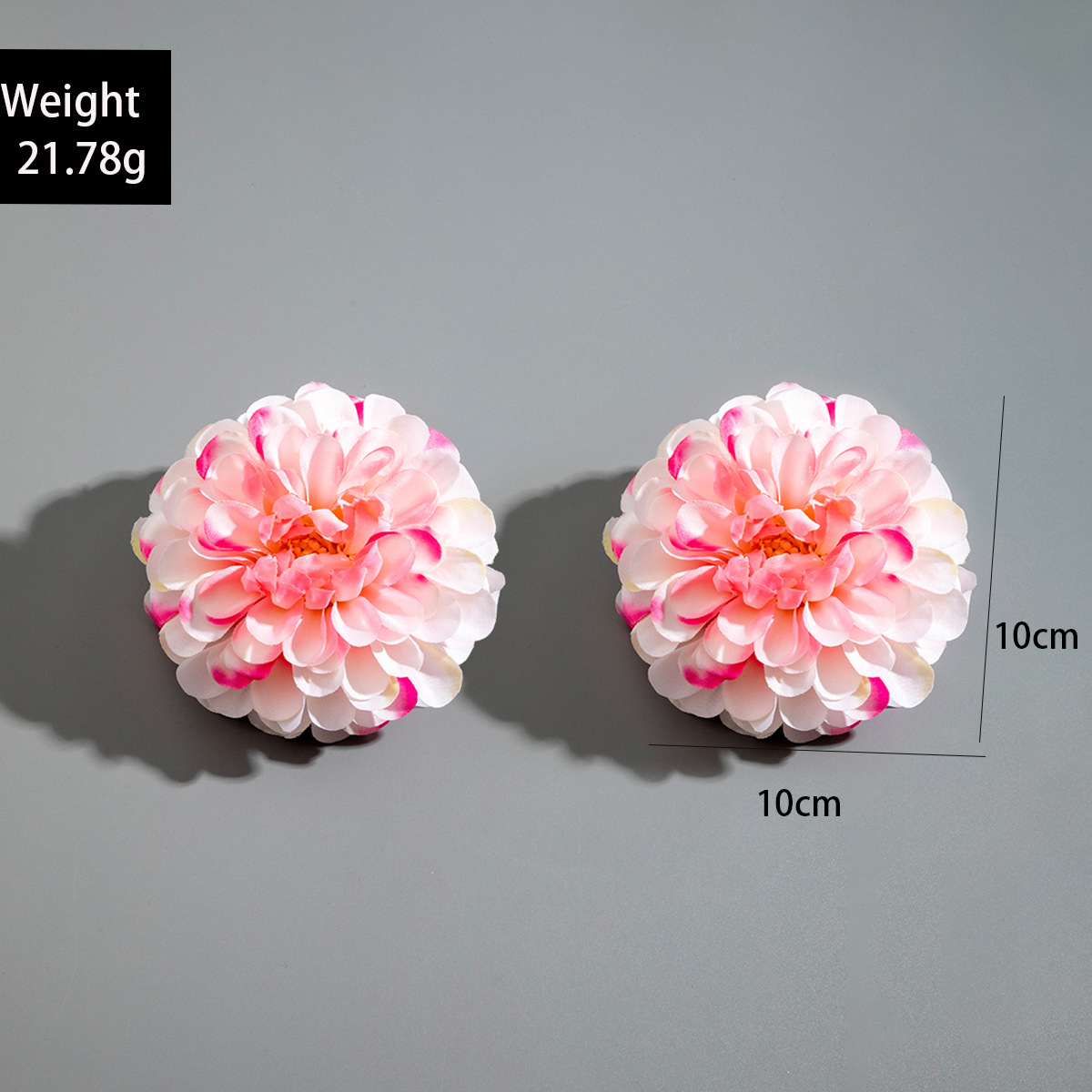 欧美跨境饰品时尚不规则立体花朵设计耳饰夸张彩色烤漆花瓣耳环详情42