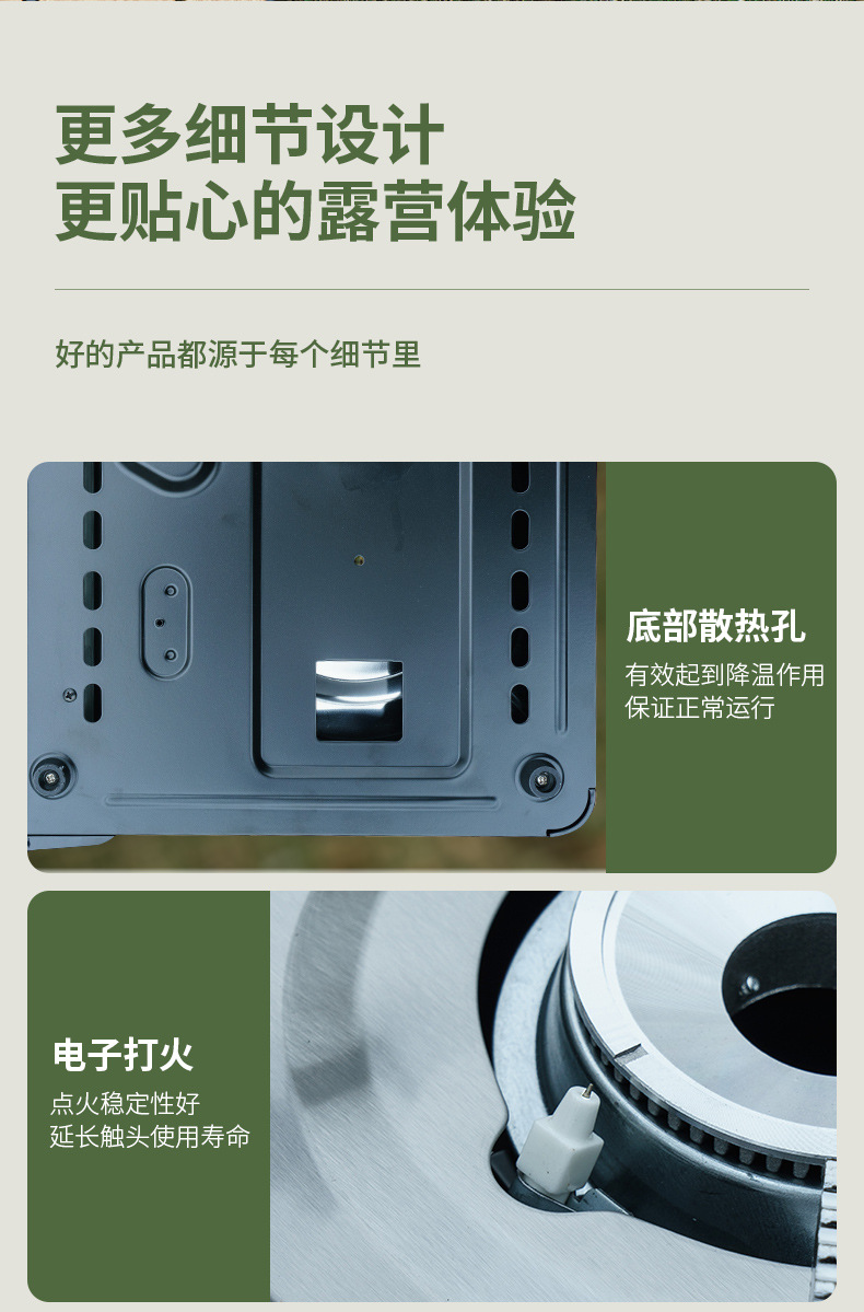 户外卡式炉便携式烧烤煤气炉野外燃气炉具瓦斯炉卡磁卡斯炉子露营详情16