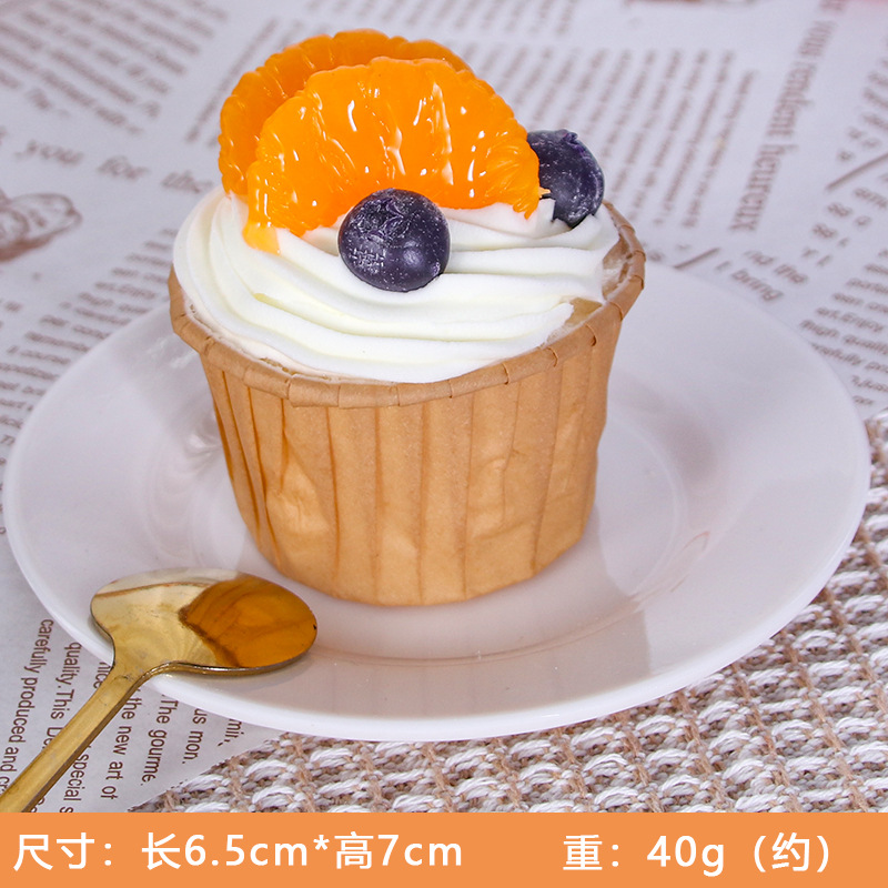 居家仿真假软香纸杯蛋糕冰激凌模型摆设道具食物拍照装饰婚庆道具详情3