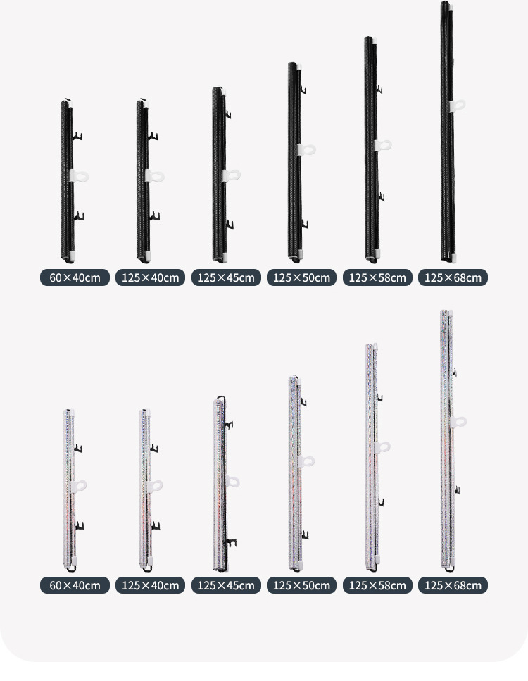 Car retractable sunshade, window sunshade, household curtains, universal window sun protection, no need for drilling, light-blocking roller blinds pic 12