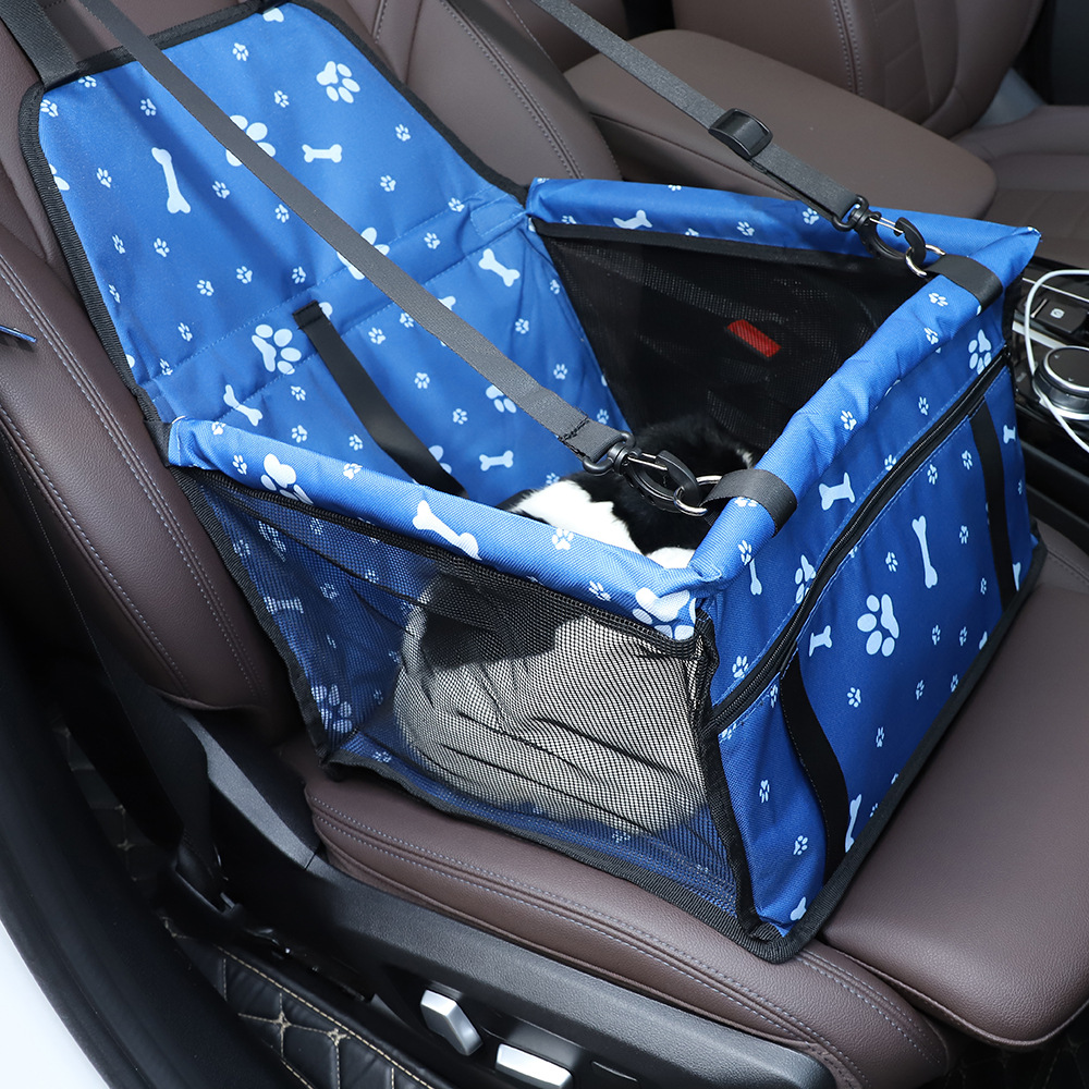 Rongka Pet Cross-border Car Pet Bag, Cute Printed Portable Pet Bag, Oxford Cloth Car Pad Pet Hanging Bag, Pet Travel Bag pic 25