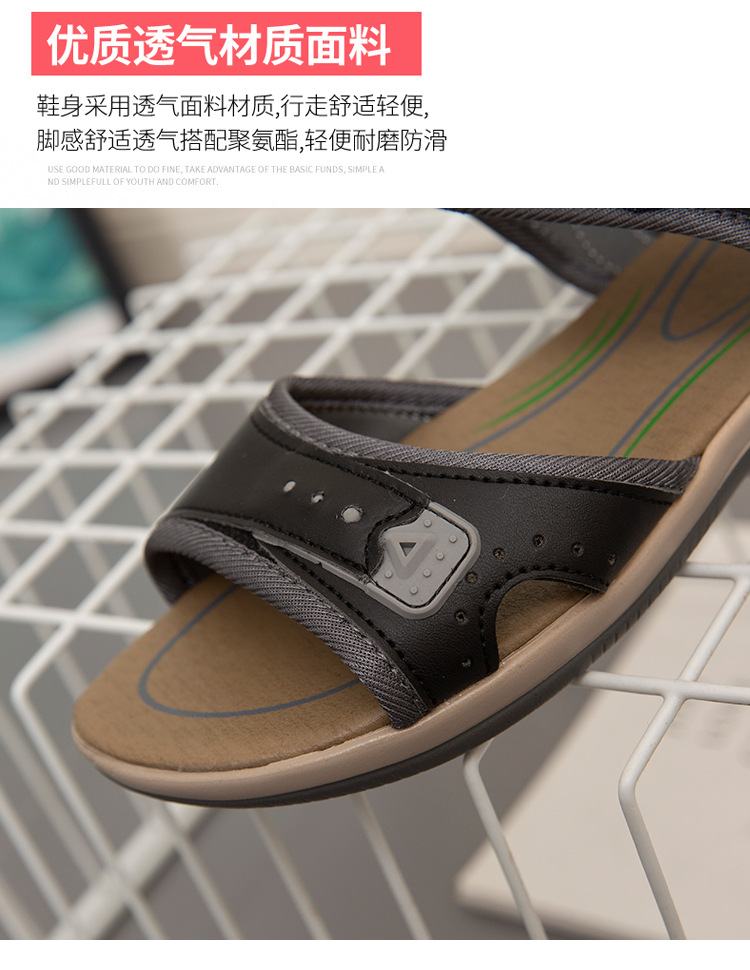 独立站现货2023夏季新款圆头透气休闲凉鞋外贸大码平底沙滩凉鞋女详情5