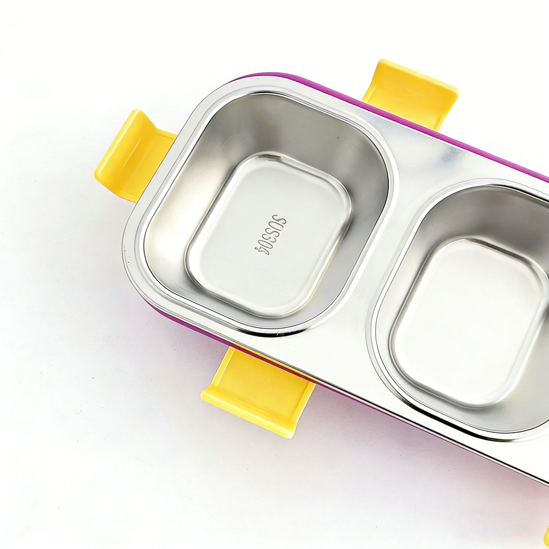 304 stainless steel food storage box, compartmentalized lunch box, small-portion and quantified small-capacity fat-reducing and weight-loss lunch box, bento box pic 13