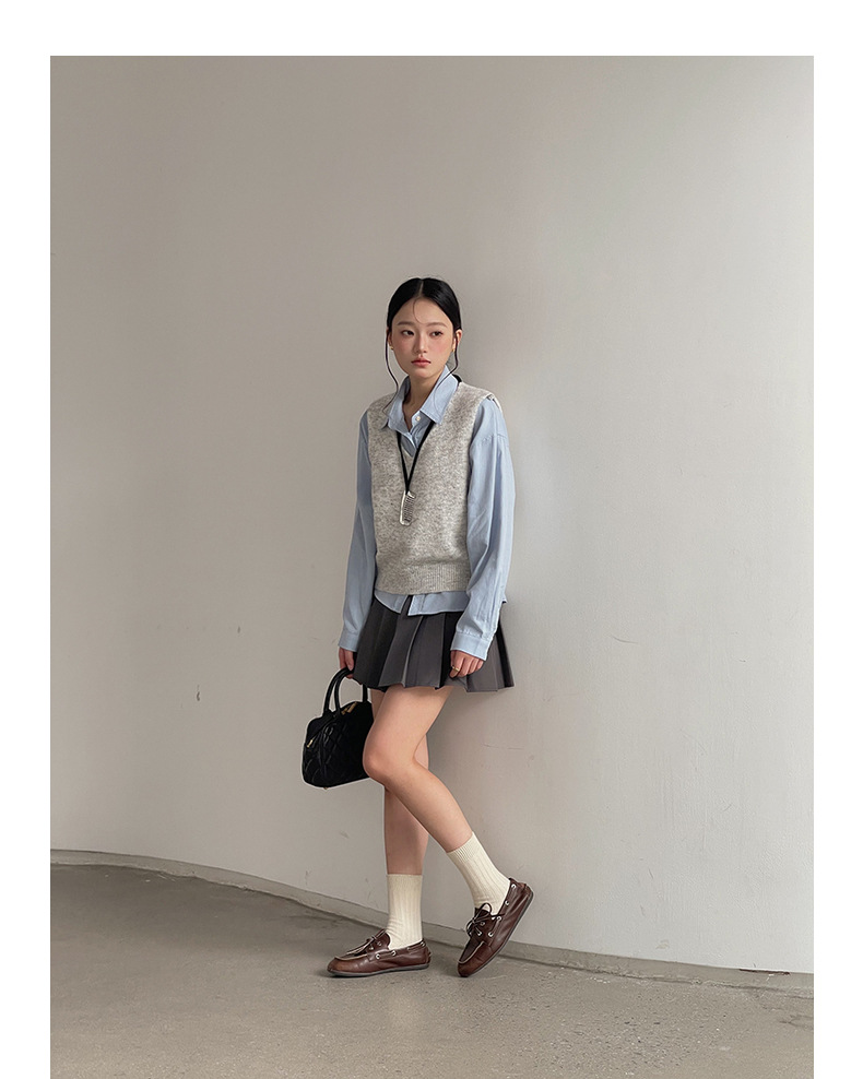 【主推 首尔私校百褶裙】高腰显瘦A字jk短裙女夏新款半身裙N127B详情47
