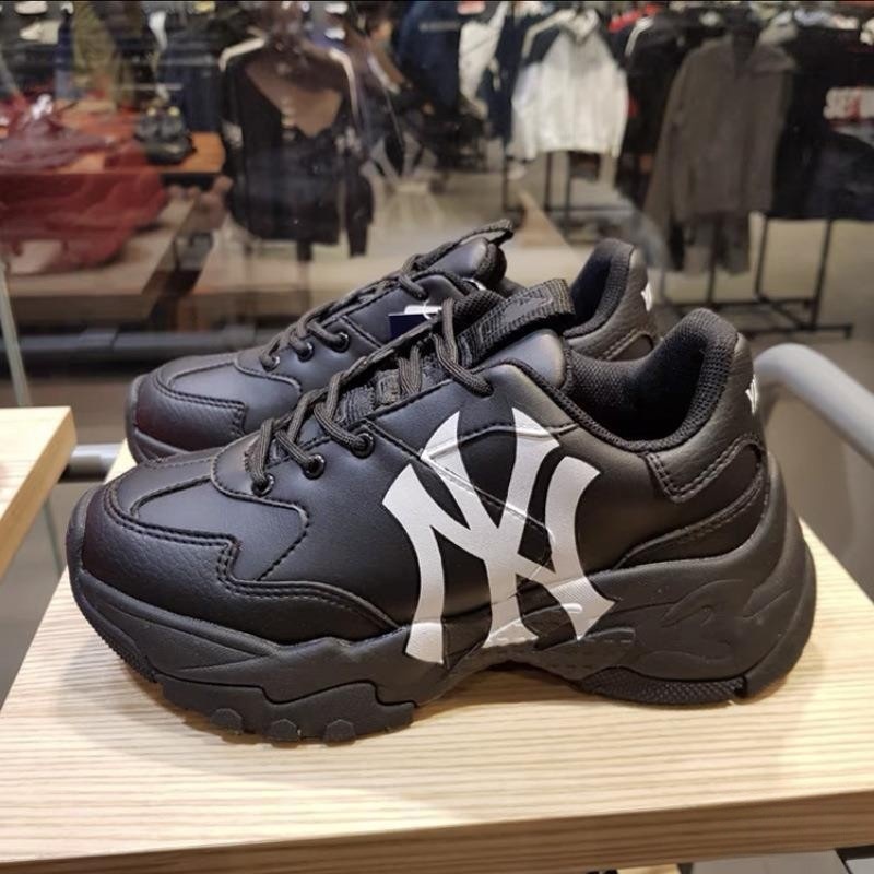 莆田高版本纯原MLB爆款轻量增高厚底老爹鞋2024新款学院情侣百搭详情19