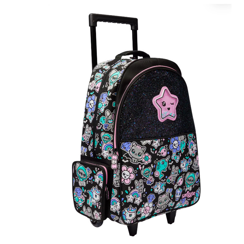 Australia nuevo Smiggle mochila de escuela primaria y secundaria gran capacidad mochila de dibujos animados para niños doble bolsa de pluma pic 25