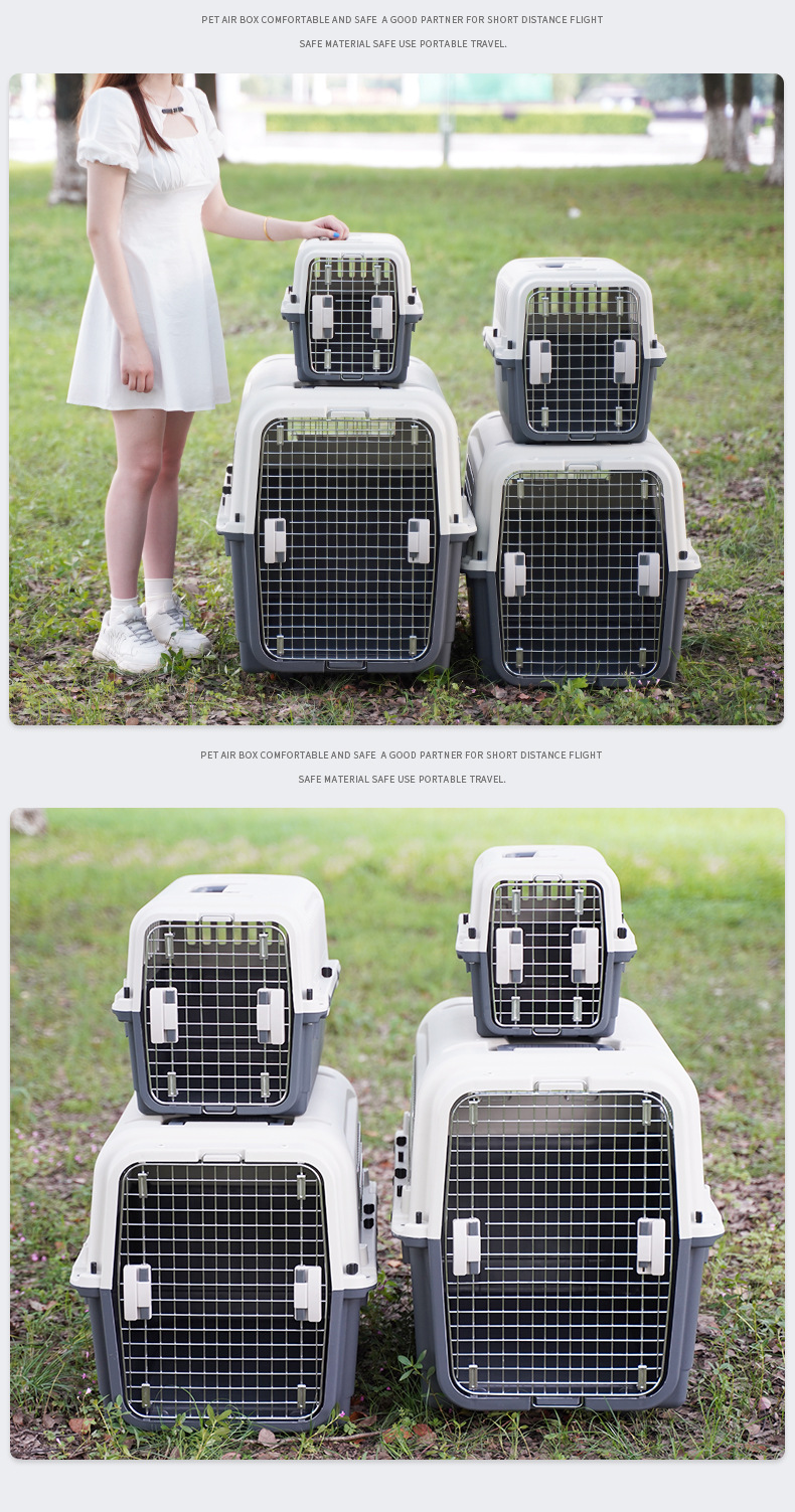 Wholesale of portable air transport cases for dogs, cats, hamsters, rabbits, and large cages for going out pic 9