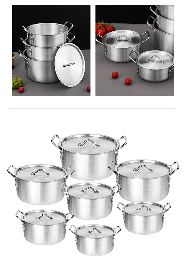 7-piece set of foreign trade kitchenware for Africa - aluminium pot Set 7-in-1 Pot set pic 21