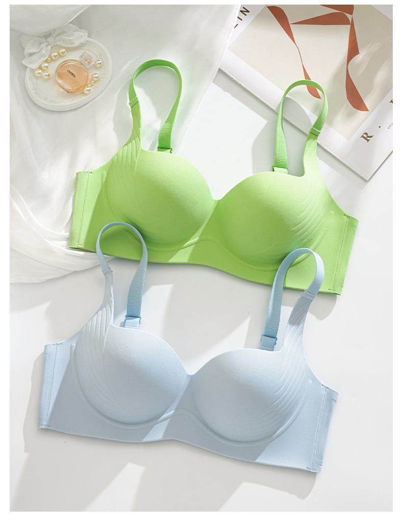 Lingerie for women, gather small breasts to make them look larger, no steel rings to tuck in the breasts, prevent sagging, lift and support, no trace bra cover set pic 16