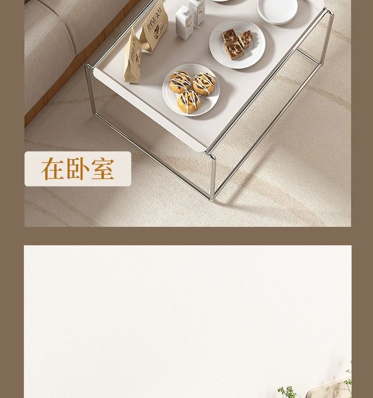 厨房微波炉电烤箱多功能台面收纳置物架家用ins风不锈钢烤箱支架详情15