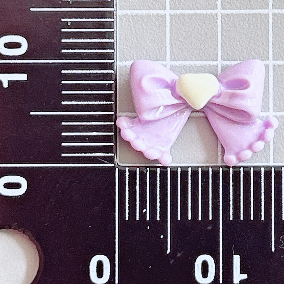 COM Glossy mini, unique and small bow handmade hair clips, hair accessories, diy decorative resin accessories pic 11