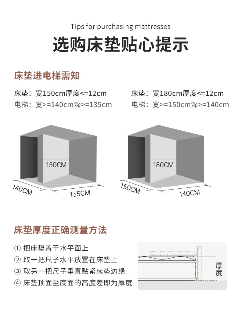Detachable and washable memory foam spring mattress, gel memory foam pad, independent spring hotel Simmons home soft pad pic 20