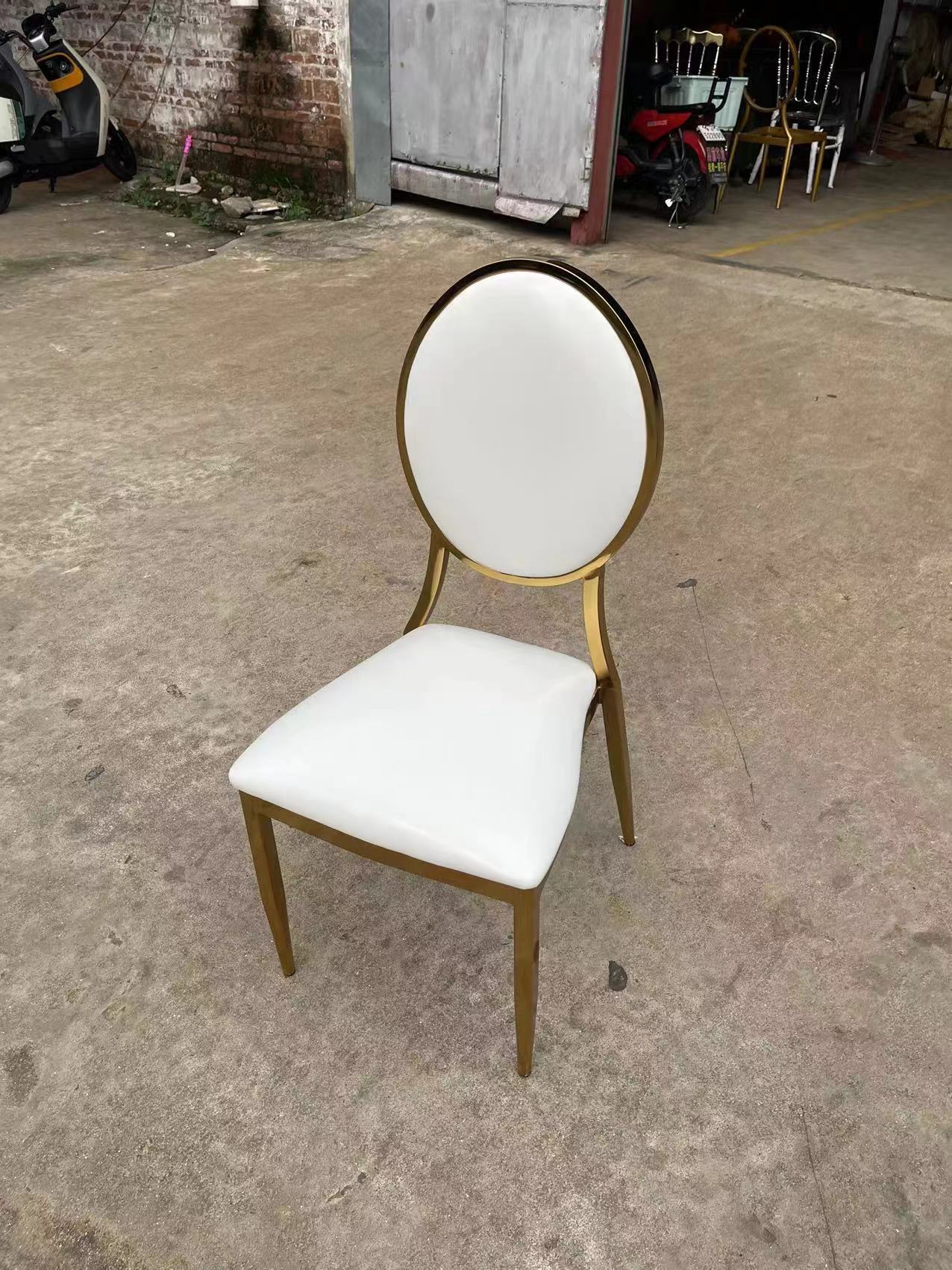 Star Hotel Banquet bamboo joint chairs, gold and silver sun chairs, outdoor activity wedding dining chairs, crystal electroplated chairs, light luxury pic 4