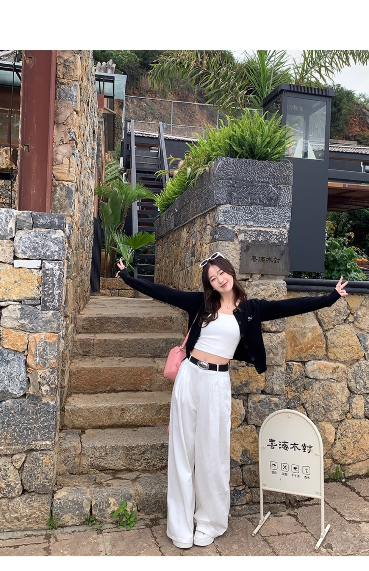 灰色开衫女2024新款早秋针织外套高级感秋季短款长袖软糯外搭上衣详情26