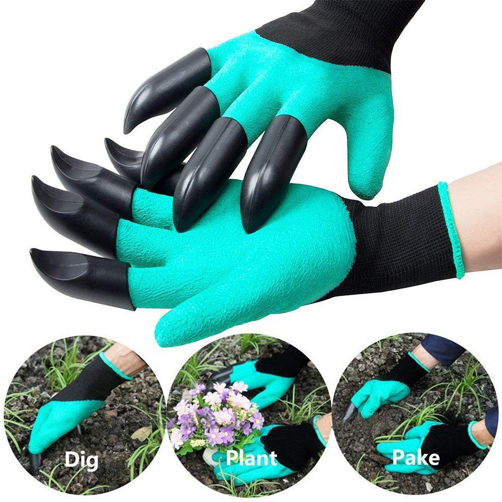 Claw Garden gloves, garden cauliflower planting latex anti-slip and anti-cut, cross-border digging labor protection gloves for garden planting pic 6