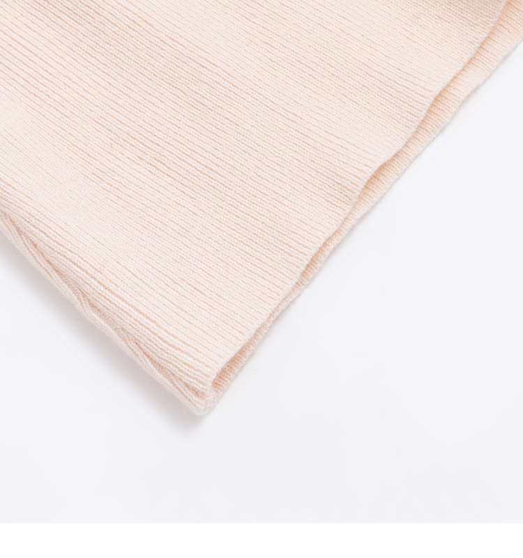 Pink feather cotton blended knitted sweater base layer for women, new Spring 2025 lace long-sleeved top pic 23