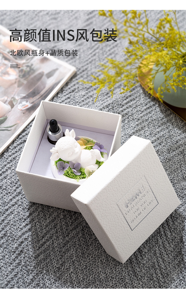 车载香薰固体香膏淡香卡通香水车用摆件热销少女香氛汽车摆件批发详情10