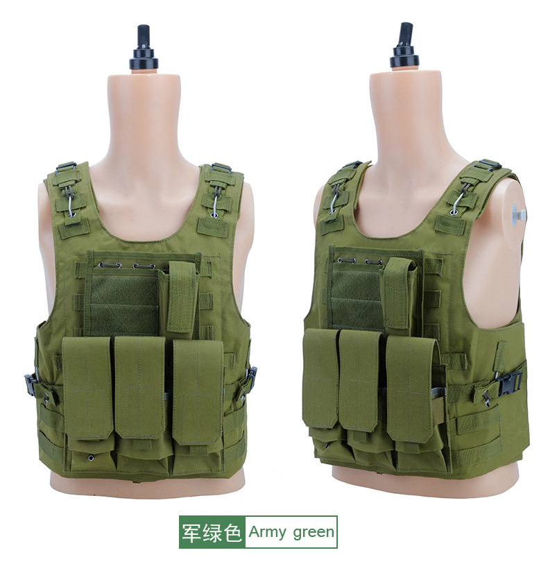 Yitu Tactical vest, anti-explosion Special training, PUBG vest, multi-functional vest, CS camouflage vest, training uniform pic 27
