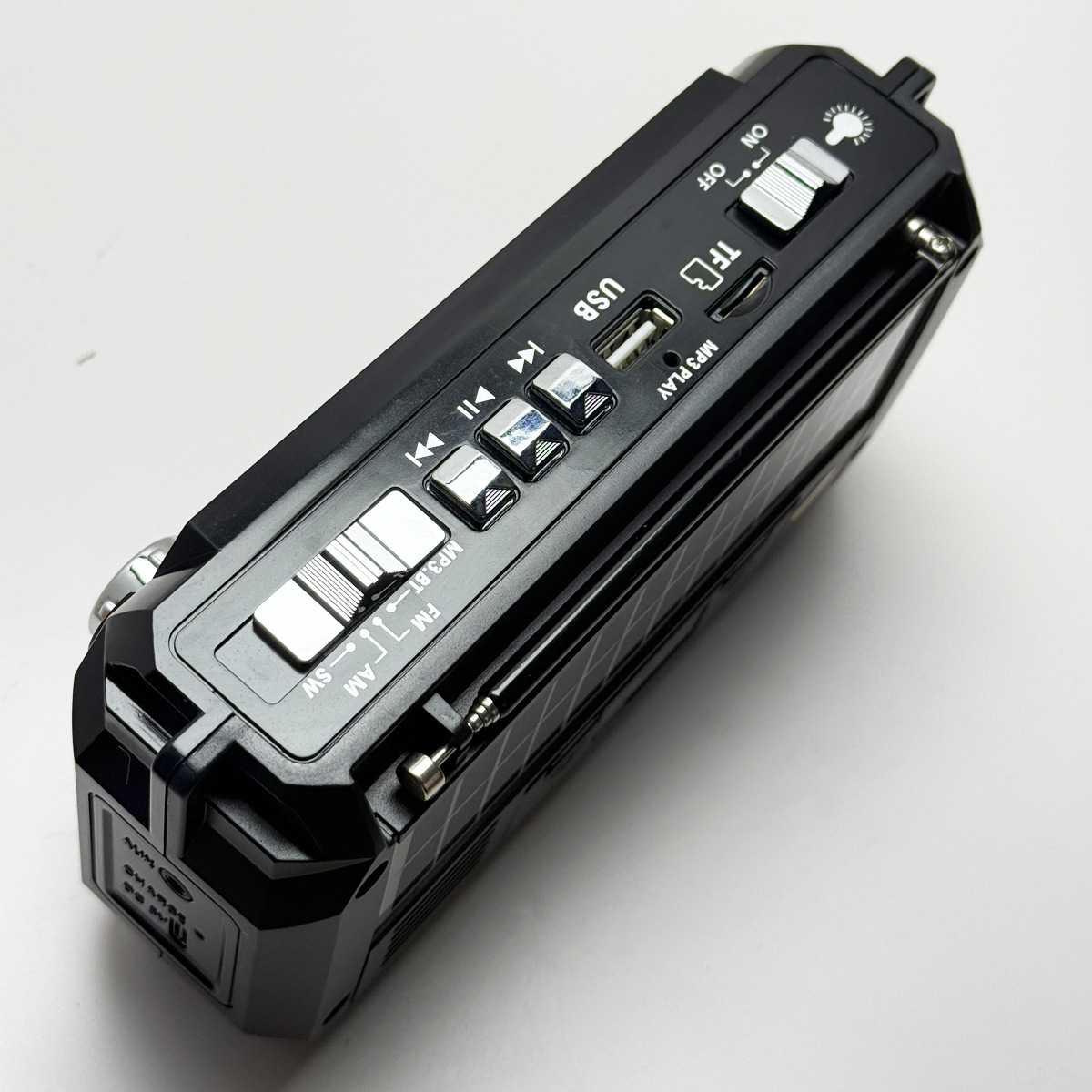 Foreign trade export radio, high-volume, elderly semiconductor, multi-band Bluetooth card, MP3 player, hand-cranked pic 4