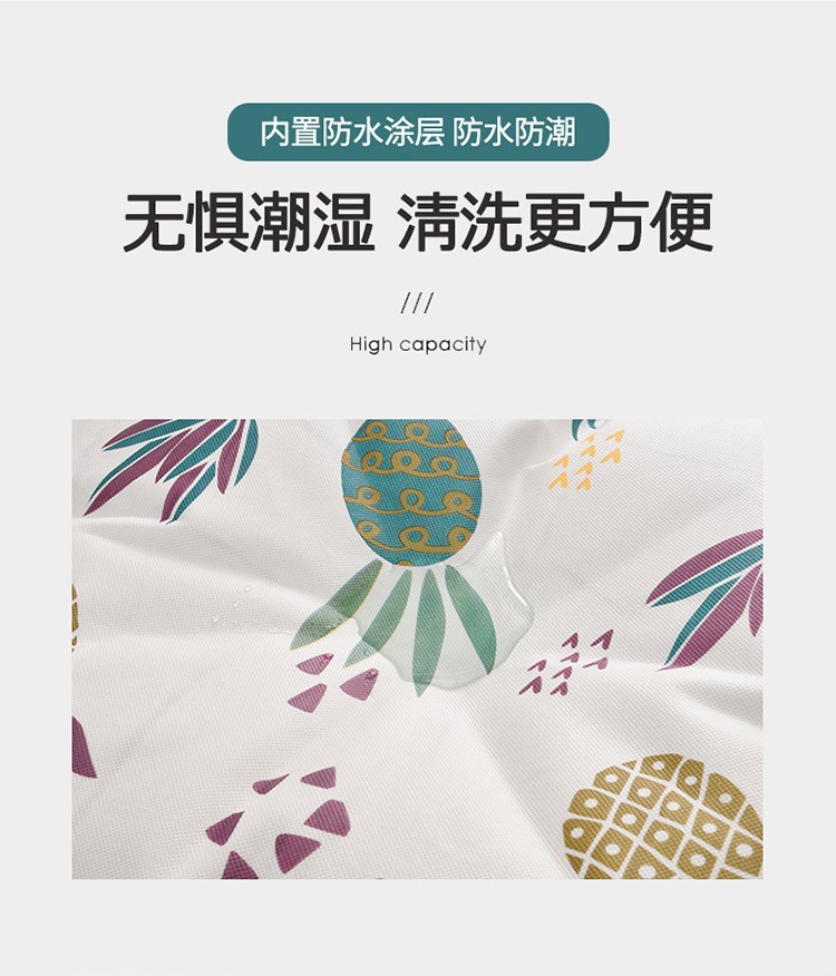 Wholesale of non-woven fabric storage bags, thickened moisture-proof cotton quilts, large-capacity household moving packing clothes, quilts and sorting bags pic 5