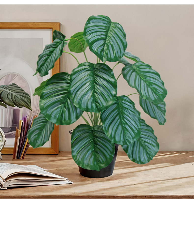 Wholesale of real green plants, 18 green apple artificial flowers, Nordic-style soft furnishings, floor-standing tables, table decorations, shooting props and sets pic 8