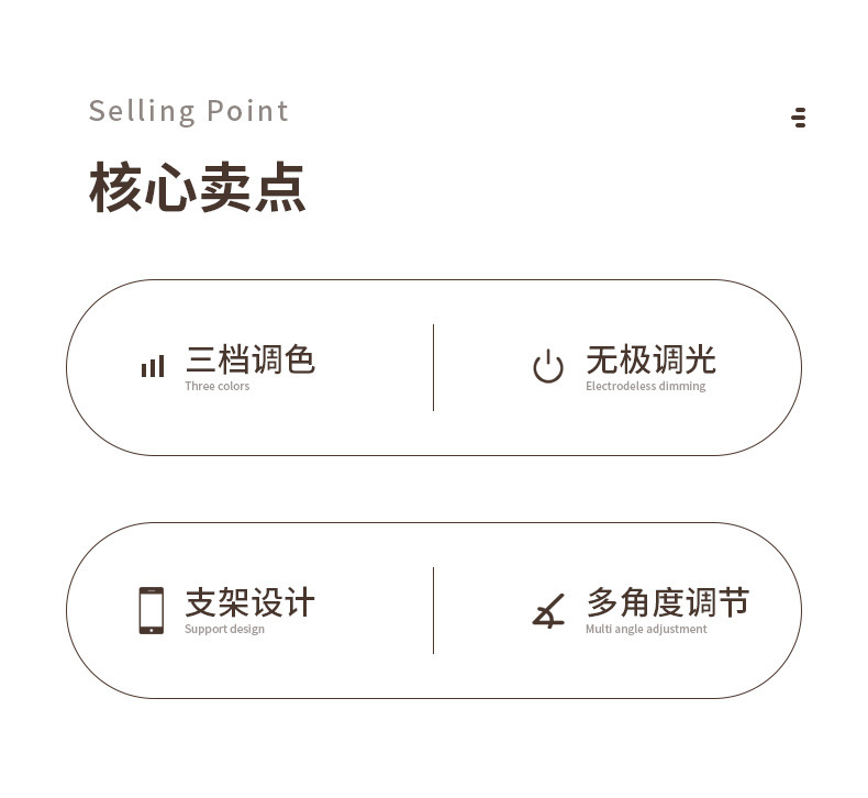 led student study eye-protecting desk lamp, dormitory desk reading folding study lamp, eye-protecting lamp, one-piece consignment pic 3