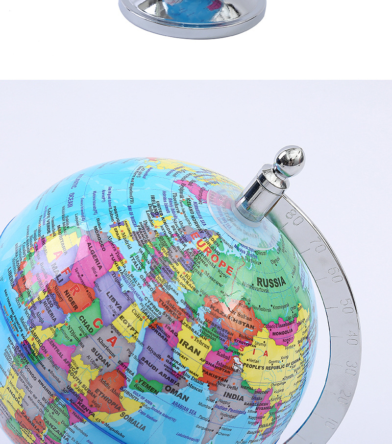 Jingfeng 14.2CM English high-definition globe, geography teaching equipment, middle school supplies, office and study decoration pic 11