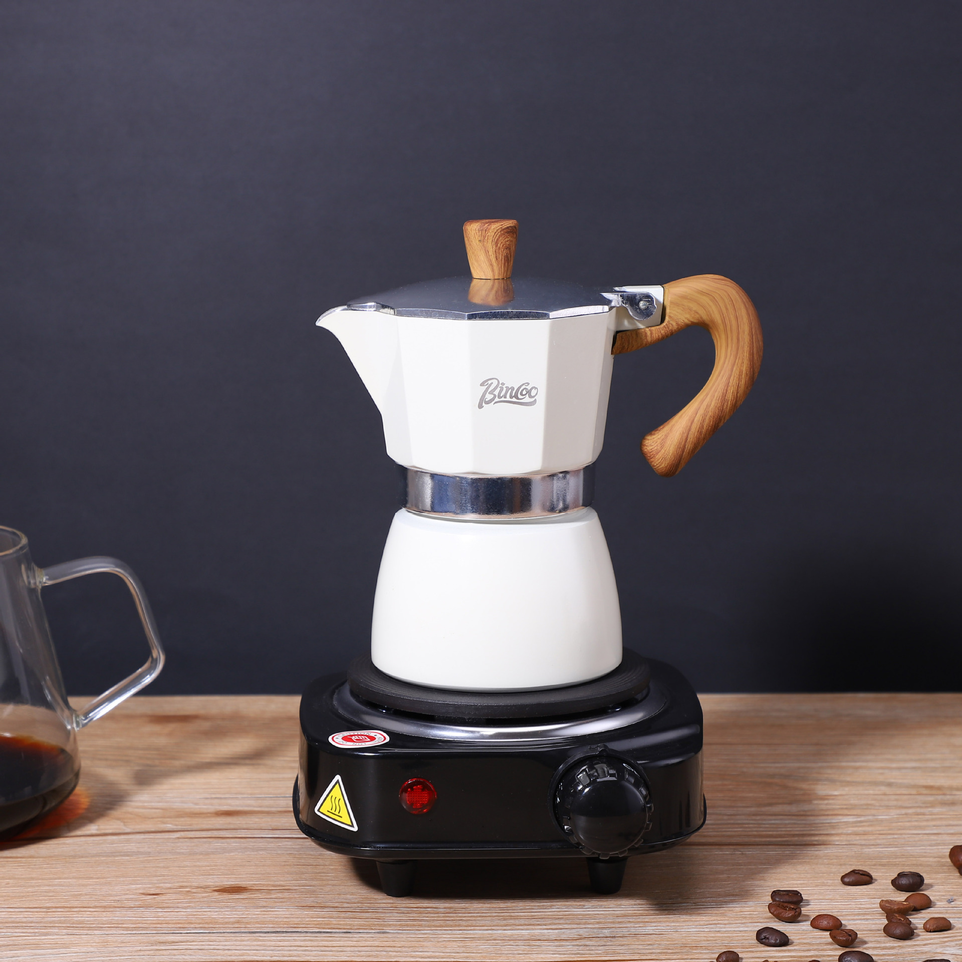 跨境多功能砂铸盘加热炉500W厨房煮茶咖啡电热炉DIY口红炉批发详情12