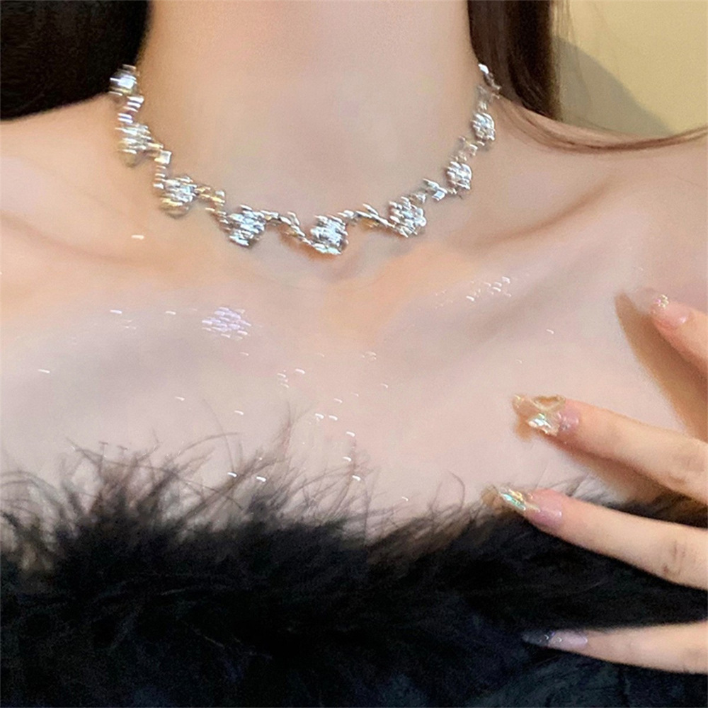 Li Luo Xin S925 sterling silver pearl necklace accessory for women, non-fading, high-end and versatile, spring and summer collarbone chain wholesale pic 15