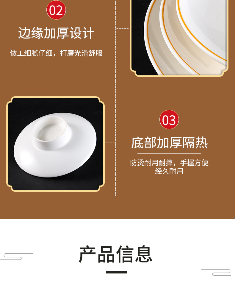 Melamine high foot plates, commercial hotel restaurant buffet cake and dessert display plates, fruit plates, cold dish plates, plastic pic 4