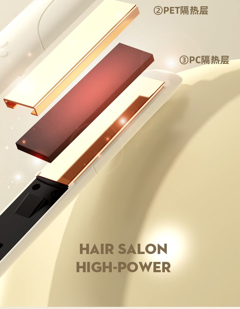 The new cross-border straightening and curling iron is designed for both straight and curly hair, providing long-lasting styling without damaging the hair. It features a small straightening iron and a straightening iron M141 pic 11