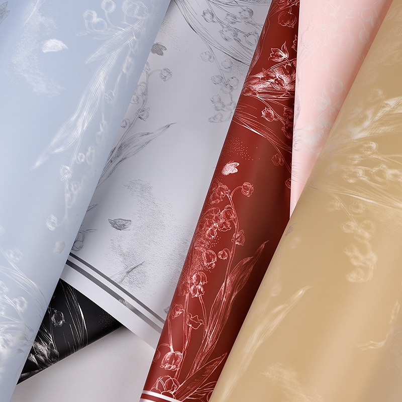 雾面纸铃兰之花防水韩式包花纸艺材料花束包装玫瑰花店花艺用品详情7