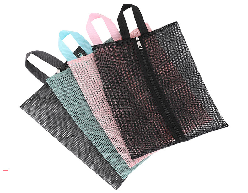 Wholesale of hand-held mesh beach bags, makeup, travel storage, toiletry bags, mesh portable swimming bath bags and beach bags pic 38