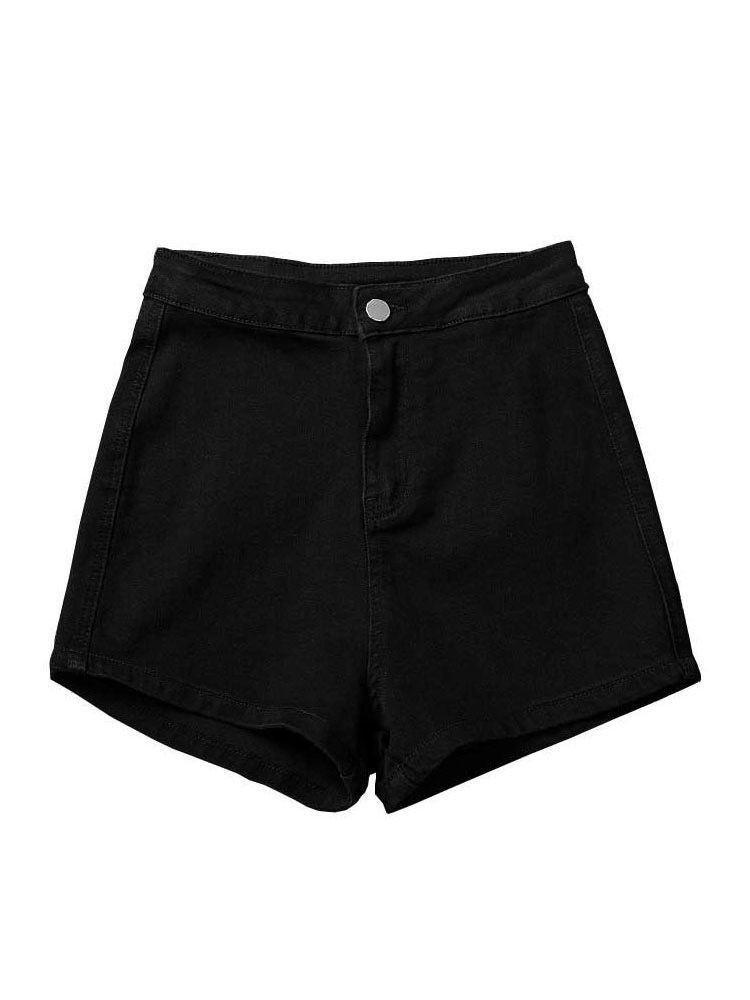 高腰牛仔短裤女春2024夏季新款紧身超短裤黑色显瘦打底裤外穿热裤详情6