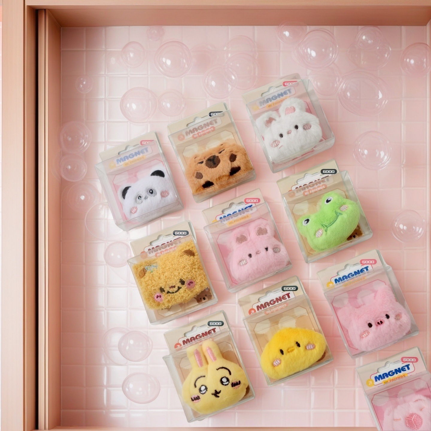Kapibala plush fridge magnet Magnetic attraction cultural and creative home decoration backpack Children diy Gift Toy Magnetic stick New, Unique and Fun accessories pic 7