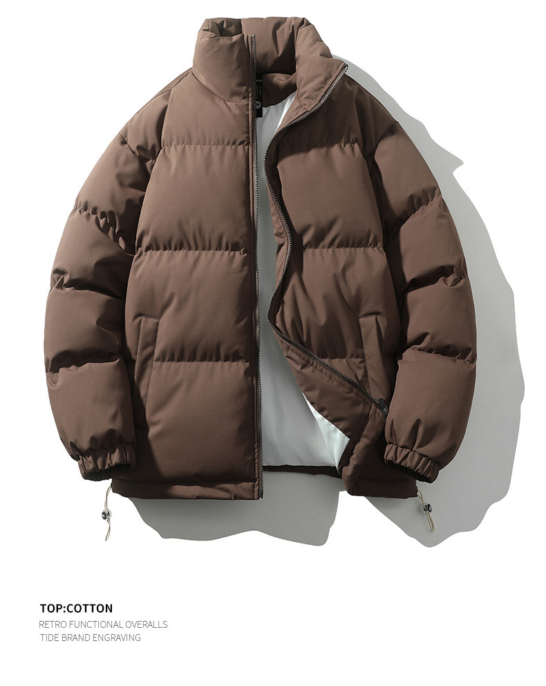 NASA立领潮流棉服男女生新款冬季加厚保暖羽绒休闲宽松面包服情侣详情15
