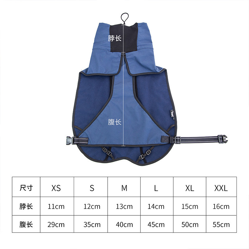 狗狗衣服拉布拉多金毛萨摩耶哈士奇大型犬冲锋衣春夏秋冬雨衣详情13