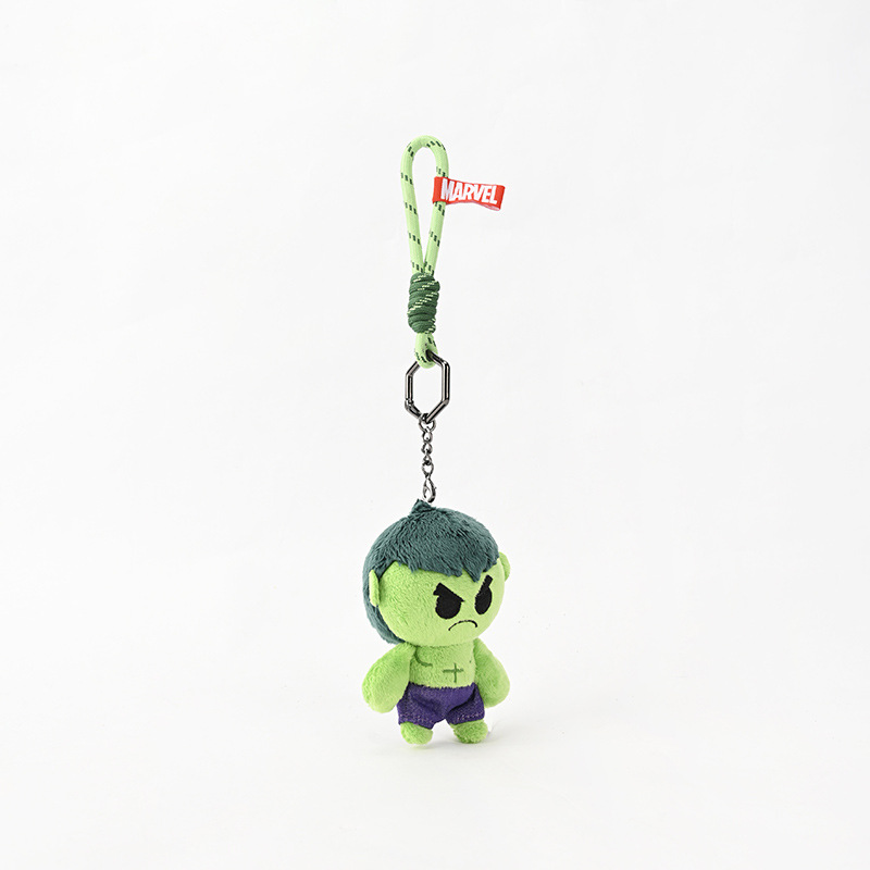 Disney-authorized Marvel Spider-Man, Iron Man and Hulk plush toy pendant Captain America keychain pic 10