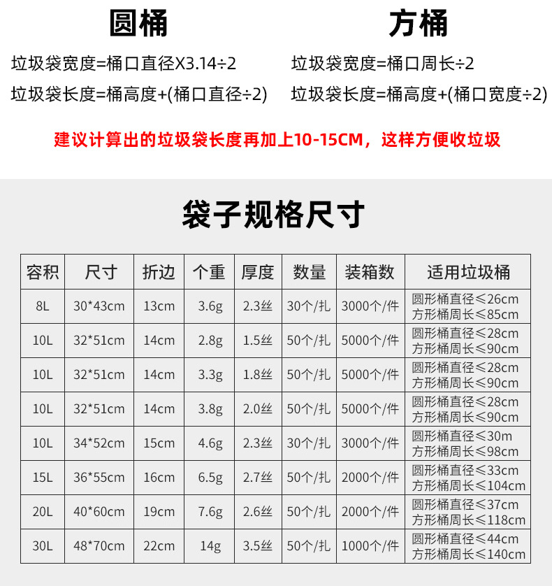 黑色垃圾袋加厚不易破手提实惠装清洁袋背心一次性厨房垃圾袋家用详情7