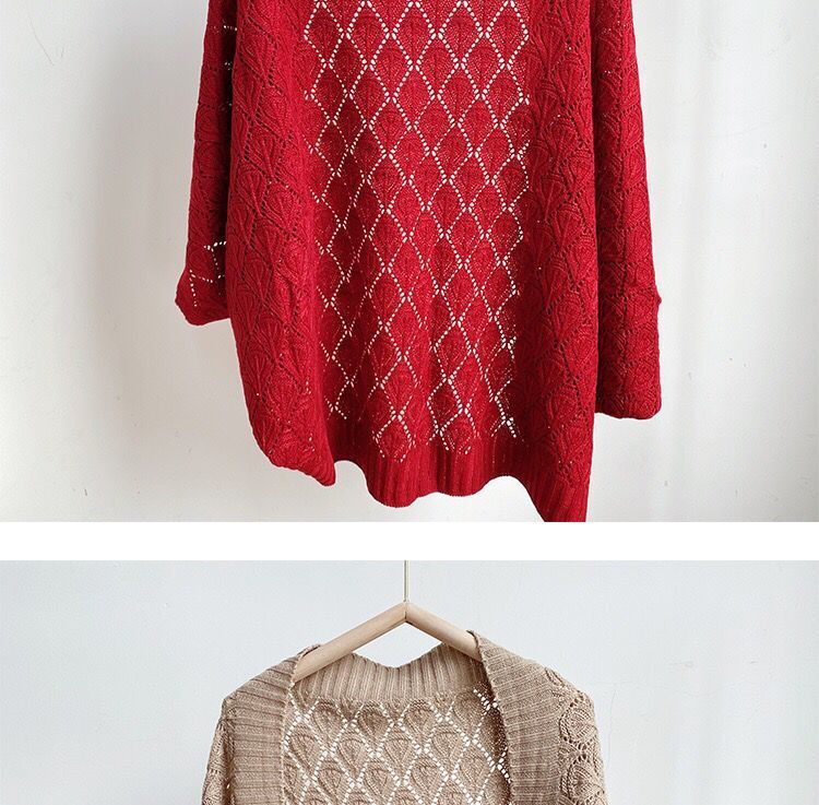 披肩女夏季高级感春夏新款针织外穿坎肩韩版百搭宽松夏天旗袍外套详情12
