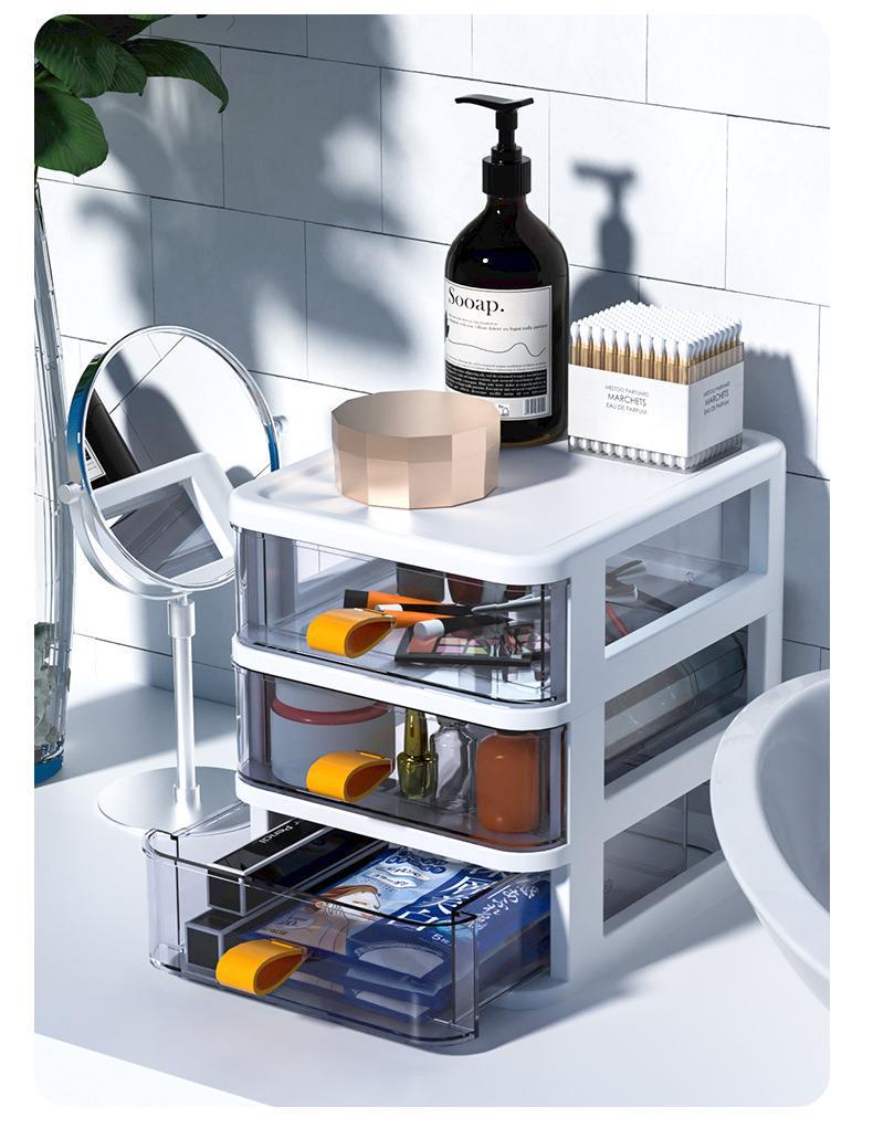 Storage box, desktop shelf, drawer-type multi-layer office storage box, storage box, desk storage and organization box pic 13