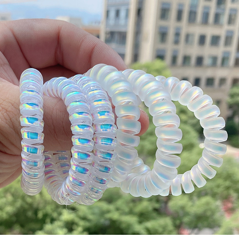 电话线发圈女韩版网红时尚简约头绳气质发绳扎头发皮筋可爱发圈详情19